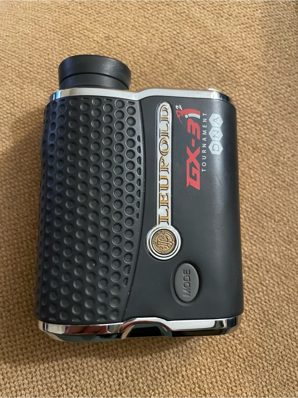 GX-3i2 Tournament DNA Golf Rangefinder Black, Carrying Case. Works! Battery Incl